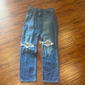 Levi’s low pro straight jeans!